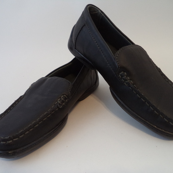 boys black loafers
